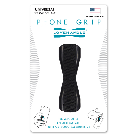 LOVEHANDLE Phone Grip Black L-001-01